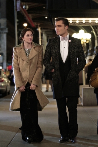 Still of Leighton Meester and Ed Westwick in Liezuvautoja (2007)