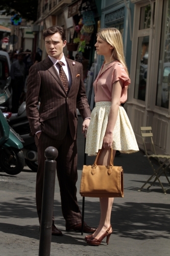 Still of Clémence Poésy and Ed Westwick in Liezuvautoja (2007)