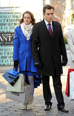 Leighton Meester and Ed Westwick at event of Liezuvautoja (2007)