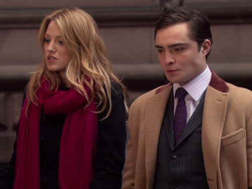 Still of Blake Lively and Ed Westwick in Liezuvautoja (2007)