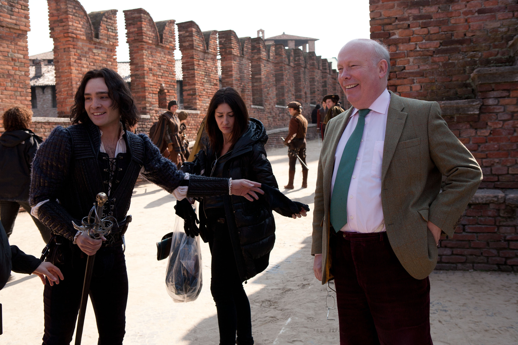 Julian Fellowes and Ed Westwick in Romeo & Juliet (2013)