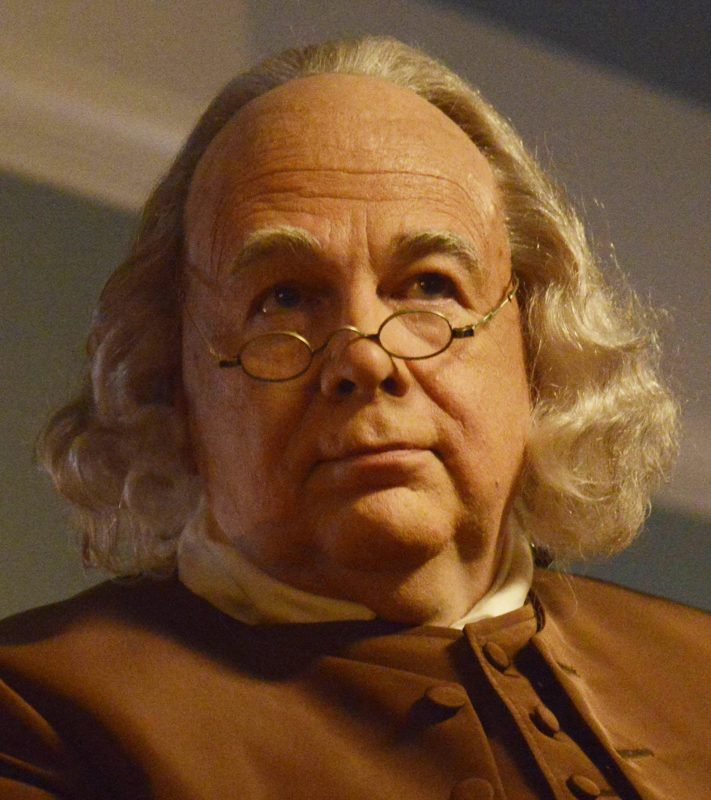 Jon W. Sparks as Benjamin Franklin in 