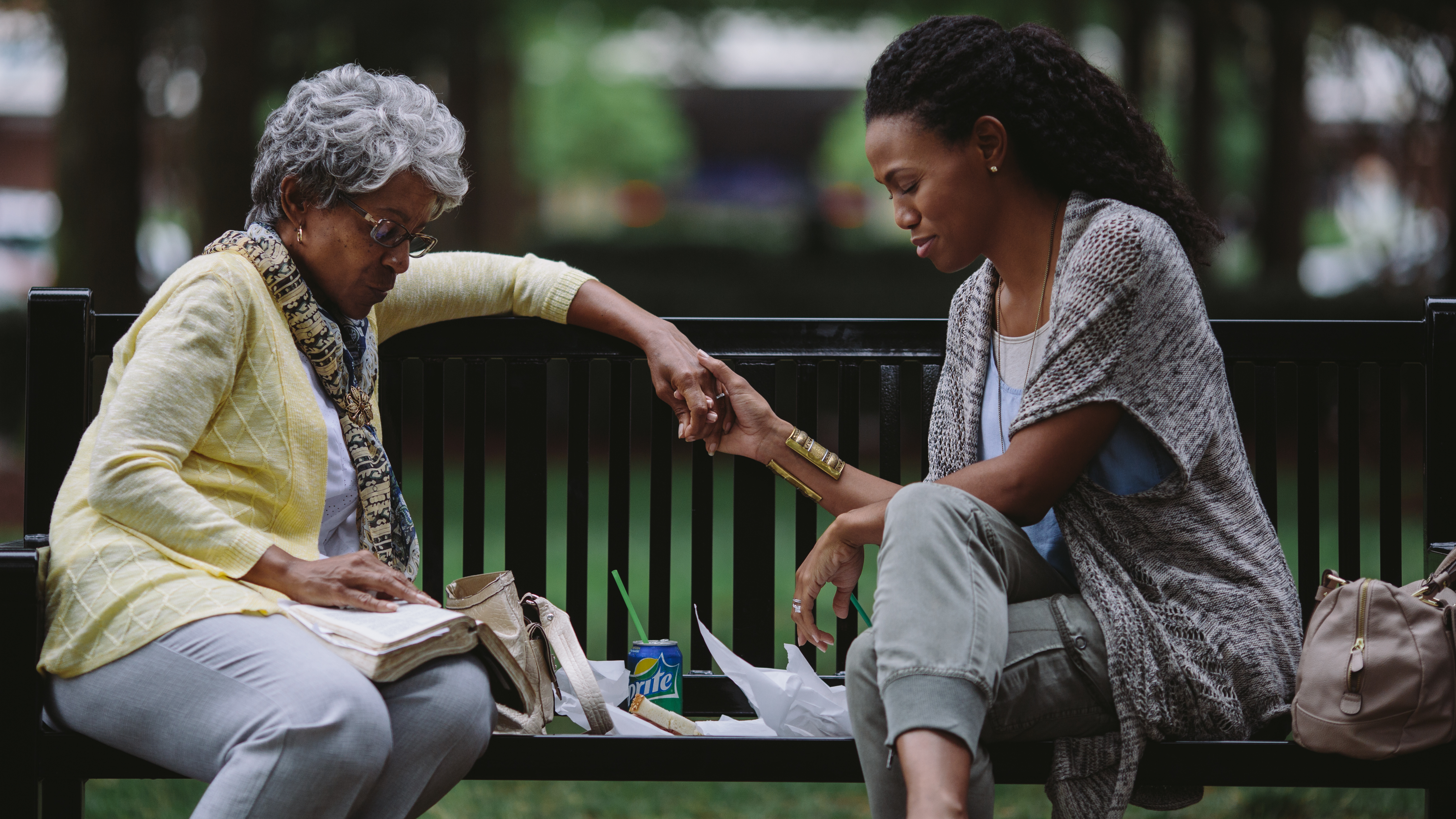 Still of Karen Abercrombie and Priscilla C. Shirer in War Room (2015)