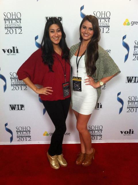 Courtney Baxter and Veronica Giolli at the SOHO International Film Festival, NYC, April 2012
