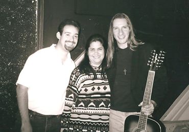 Timothy, Margarita, backstage with Ricky Lynn Gregg