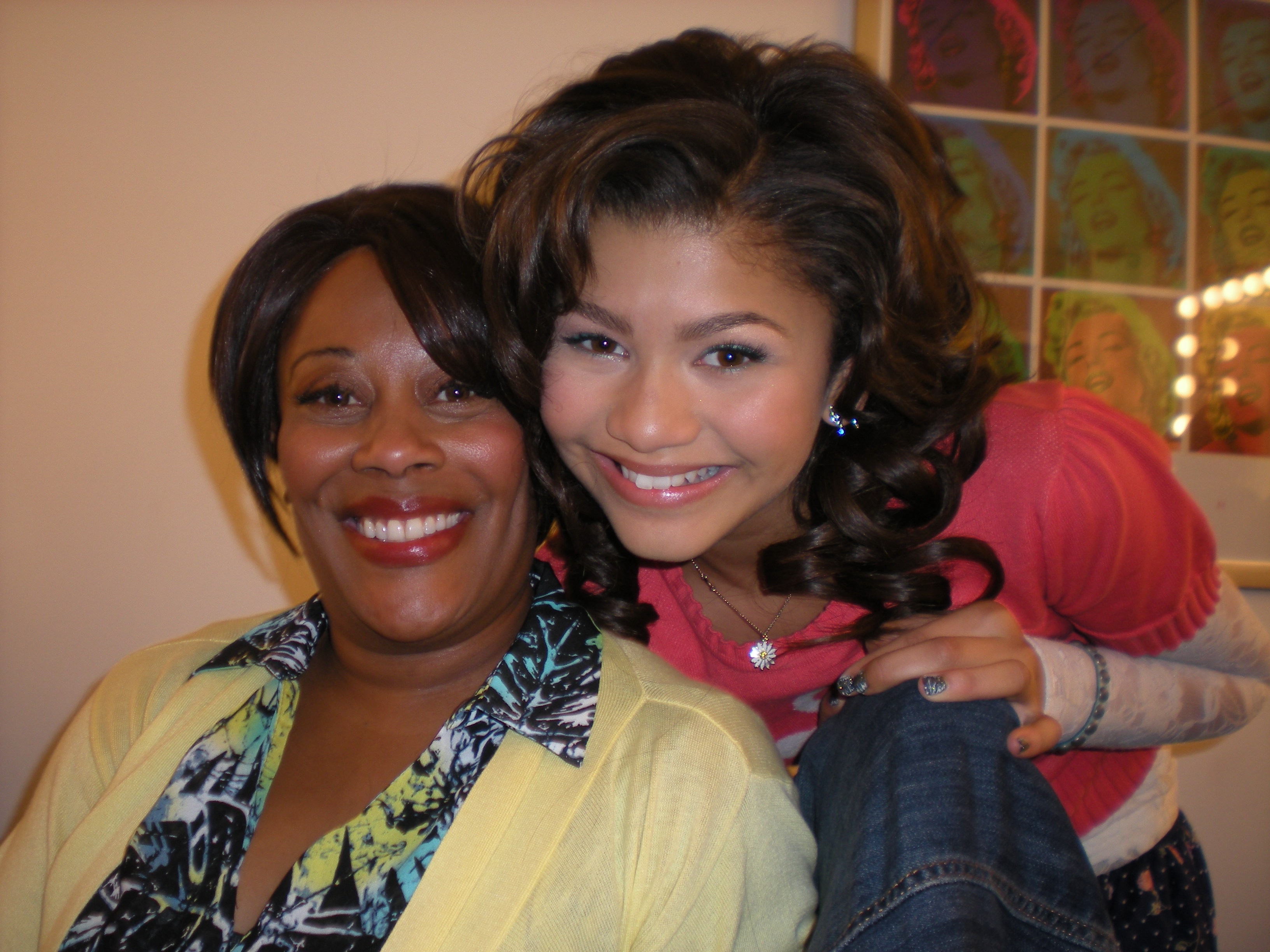 Stars of Disneys Shake It Up Zendaya Coleman & on camera mom