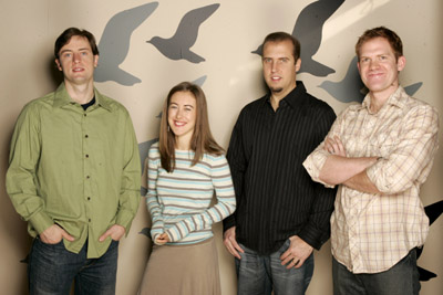 Jeff Crook, Josh Crook, Chris Ferry and Lauren Currie Lewis at event of Salvage (2006)