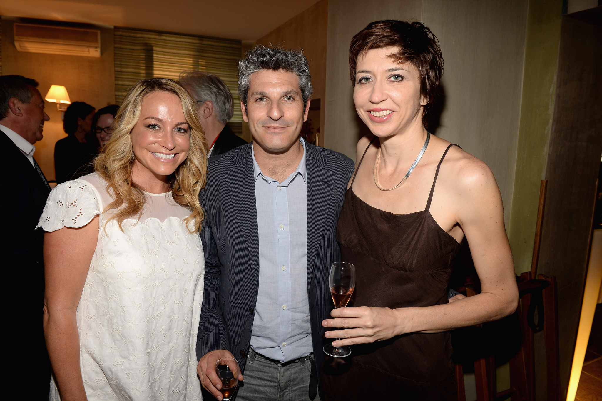 IMDb's Emily Glassman, London Film Critics' Circle Chairman Jason Solomans and indieWIRE's Dana Harris attend the IMDB's 2013 Cannes Film Festival Dinner Party during the 66th Annual Cannes Film Festival at Restaurant Mantel on May 20, 2013 in Cannes, France.