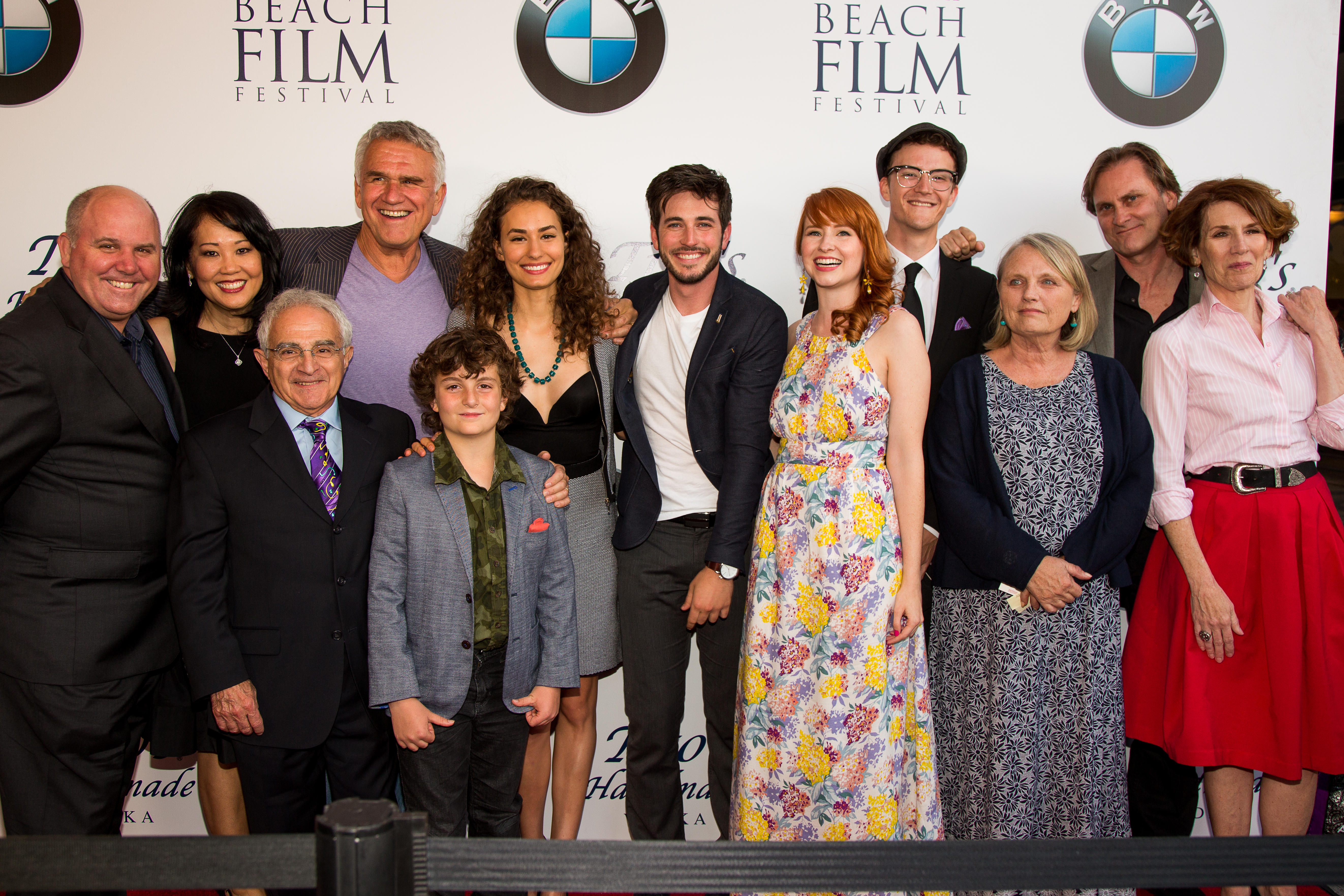 Director Dale Peterson with the cast at the World Premiere of 