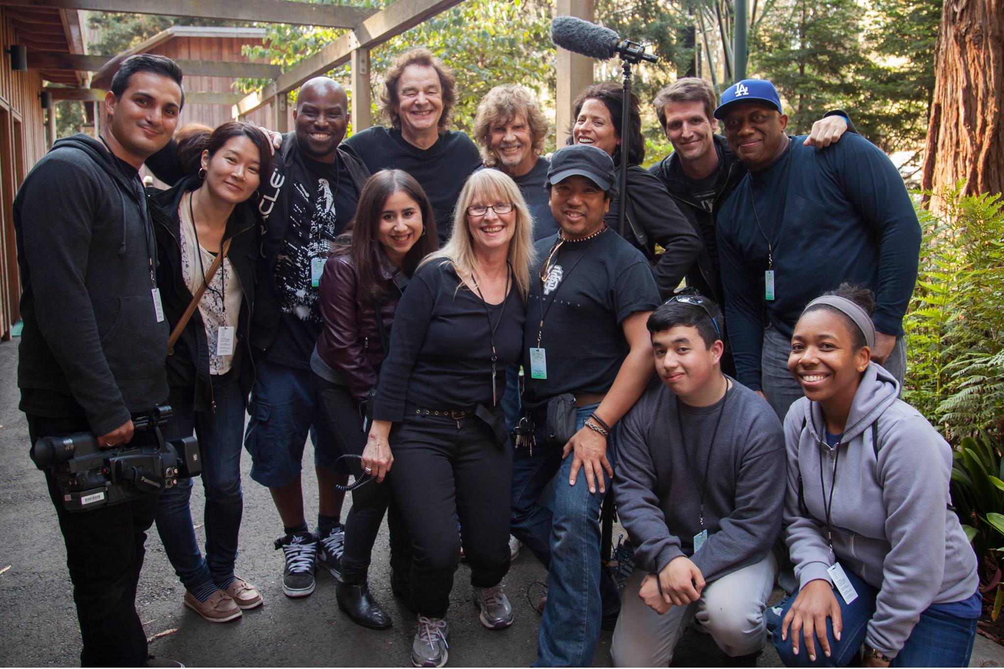 With Colin & legendary rock group, The Zombies. Left to RIght: Alex Cassino, Kisato Nagao, Kristian Collier, Nisha Anand, Colin Blunstone, Jenifer Graff, Rod Argent, Craig Abaya, Sherry La Vars, Travis Ratliff, Declan Abaya, Eric Rogers, and Erin Rogers.