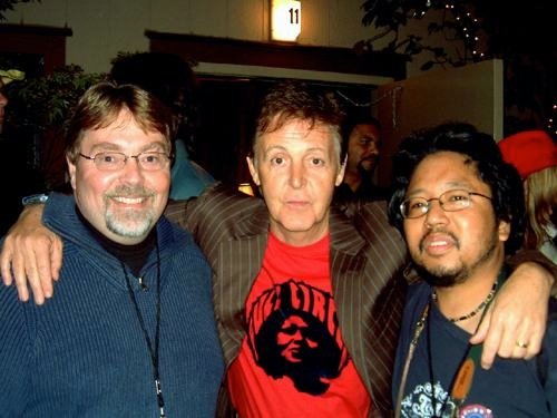 Mark Altekruse, Sir Paul McCartney and Craig Abaya.