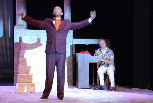 Eliezer Ortiz as Leo in Big Love at McGowan Hall Theater.