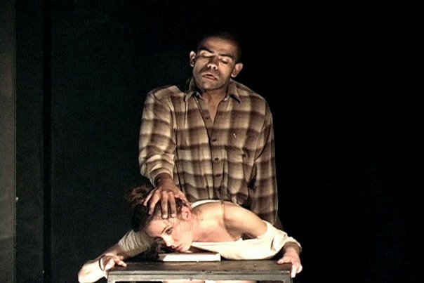 Eliezer Ortiz as Henry in Mud at the McGowan Hall Theater.