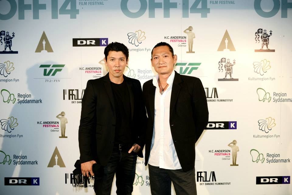 David Sakurai & Thomas Chaanhing (Echoes of a Ronin) at OFF14 Awards.
