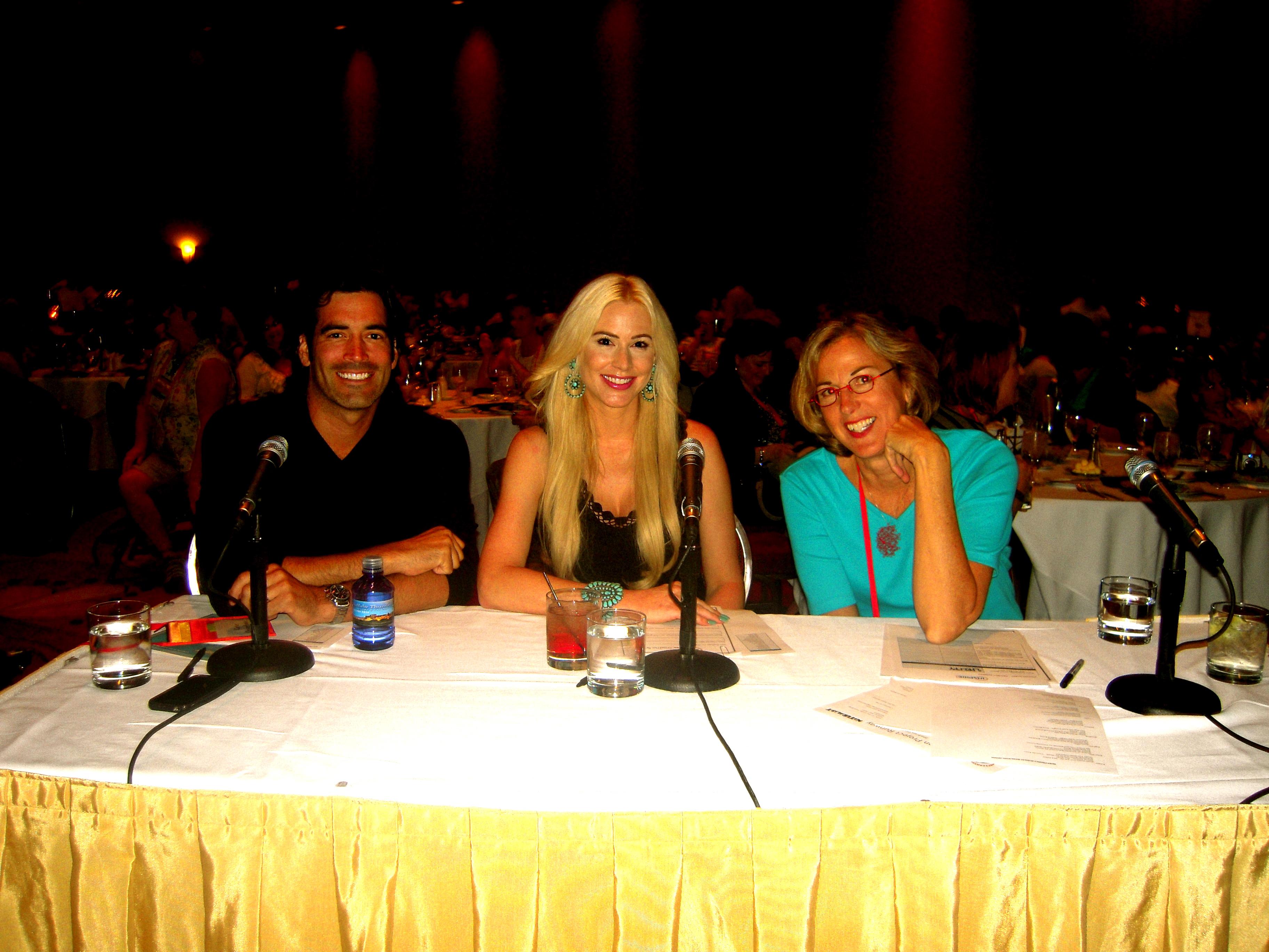 Judging panel, Carter Oosterhouse, KataLina Parrish & Judy Riley for Moen Project Runway Design Competition.