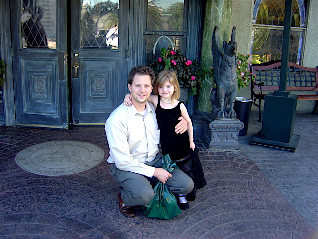 Morgan Lily & father Andy Gross @ the world famous Magic Castle.