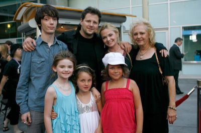 Morgan Lily, Jordan David, Andy Gross and family arrive Los Angeles Premiere of 'Henry Poole Is Here' held at the ArcLight Cinema - Arrivals Los Angeles, California - 07.08.08