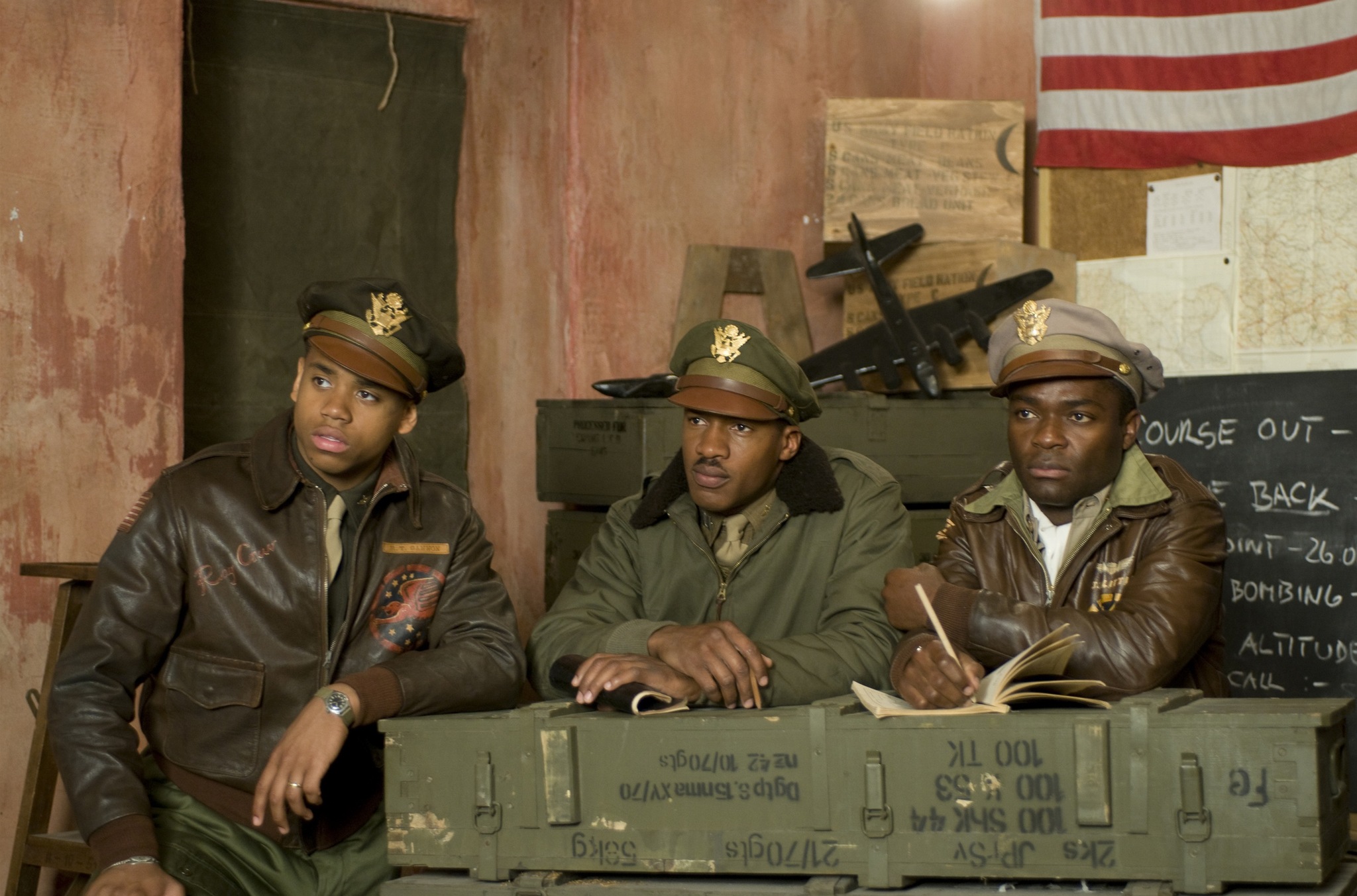 Still of David Oyelowo, Nate Parker and Tristan Wilds in Red Tails (2012)