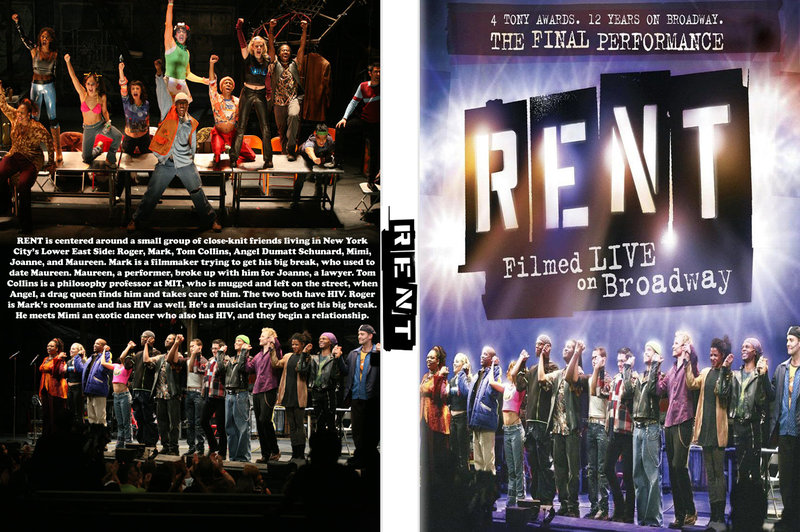 Rent: Filmed Live on Broadway (2008) DVD Cover