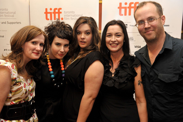 Jucy World Premiere at TIFF, (L-R, Louise Alston, Cindy Nelson, Francesca Gasteen, Kelly Chapman, Stephen Vagg)