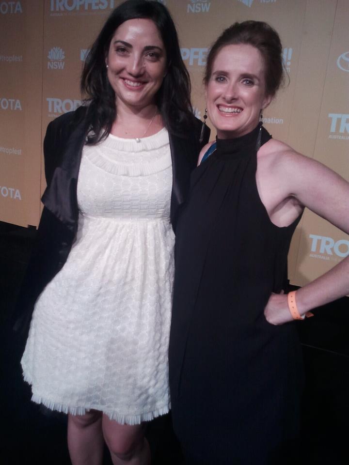Eva Di Blasio and Louise Alston at Tropfest 2013