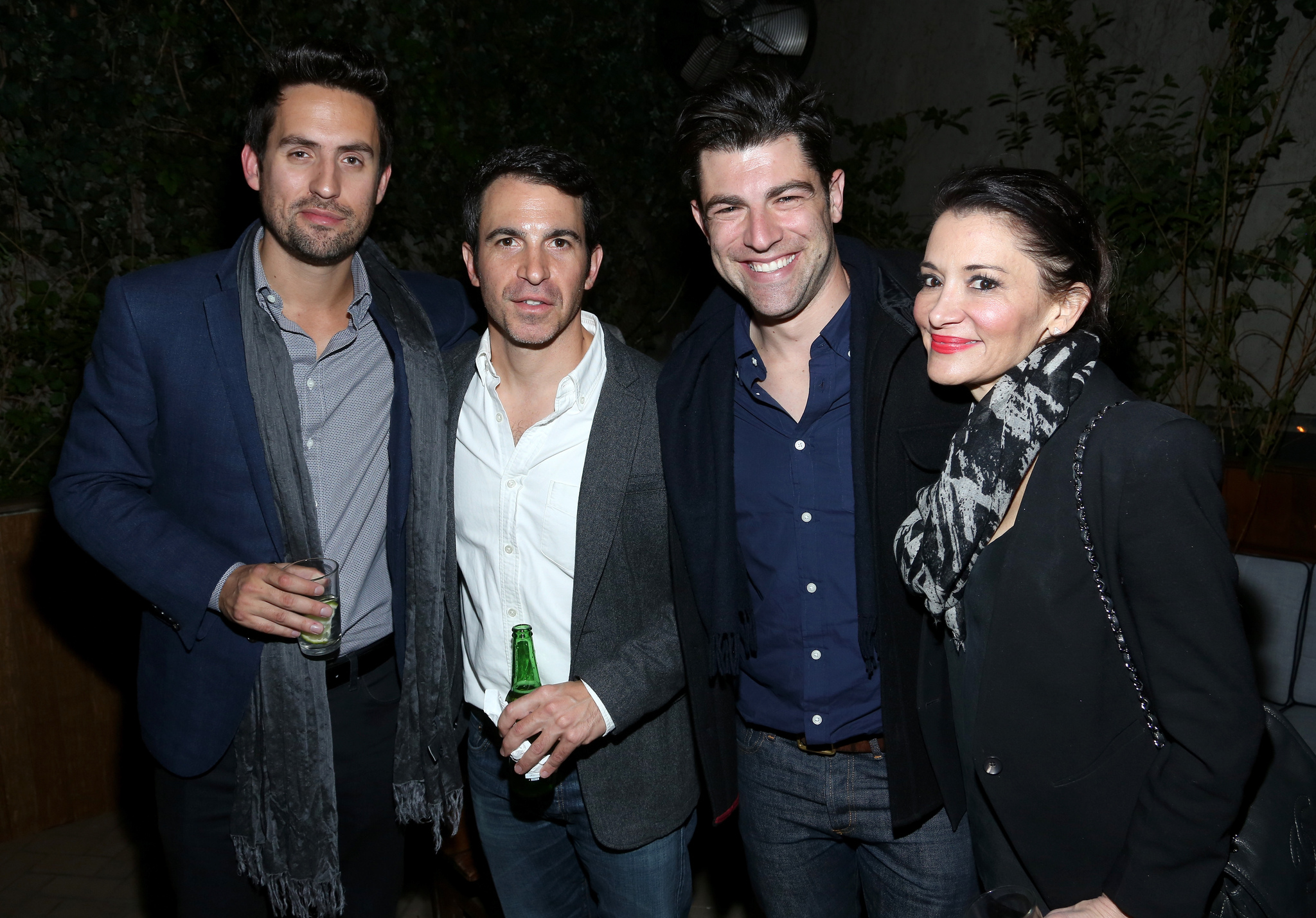 Max Greenfield, Chris Messina, Tess Sanchez and Ed Weeks