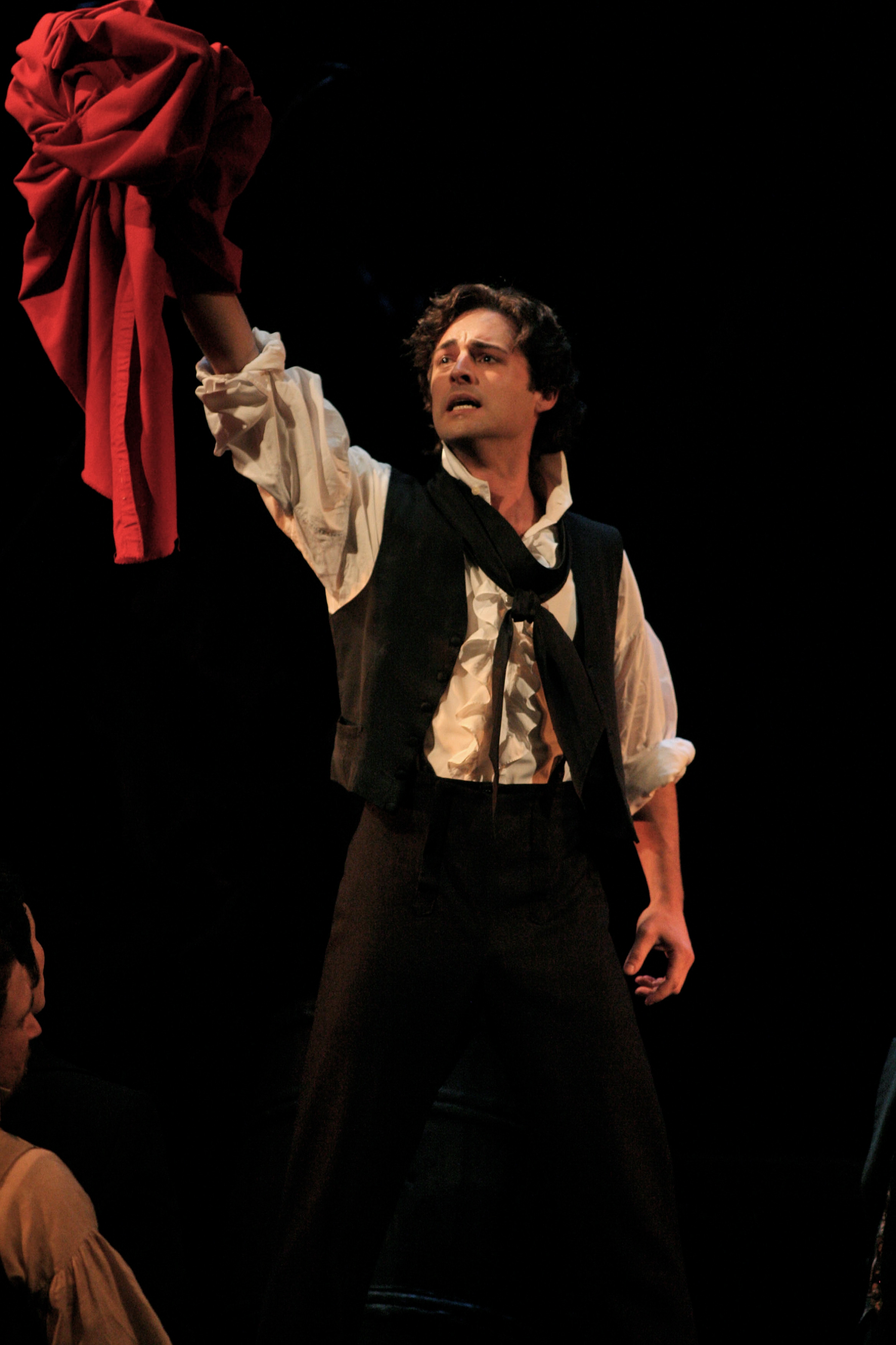 Max von Essen starring as Enjolras in Les Miserables (Broadway).