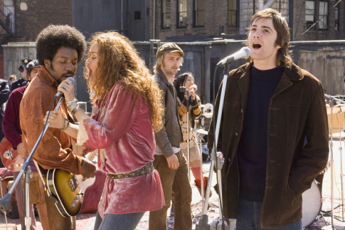 Still of Jim Sturgess, Joe Anderson, Martin Luther and Dana Fuchs in Across the Universe (2007)