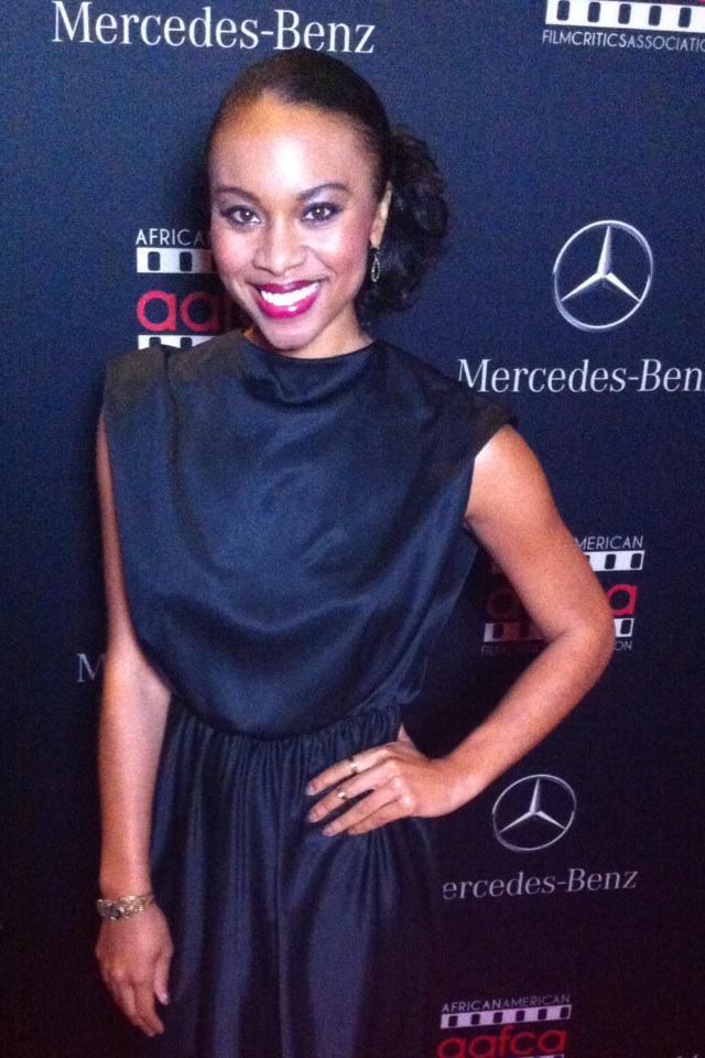 Sharae Nikai attends Mercedes Benz Oscar Celebration held at Four Seasons Hotel in Beverly Hills, CA.