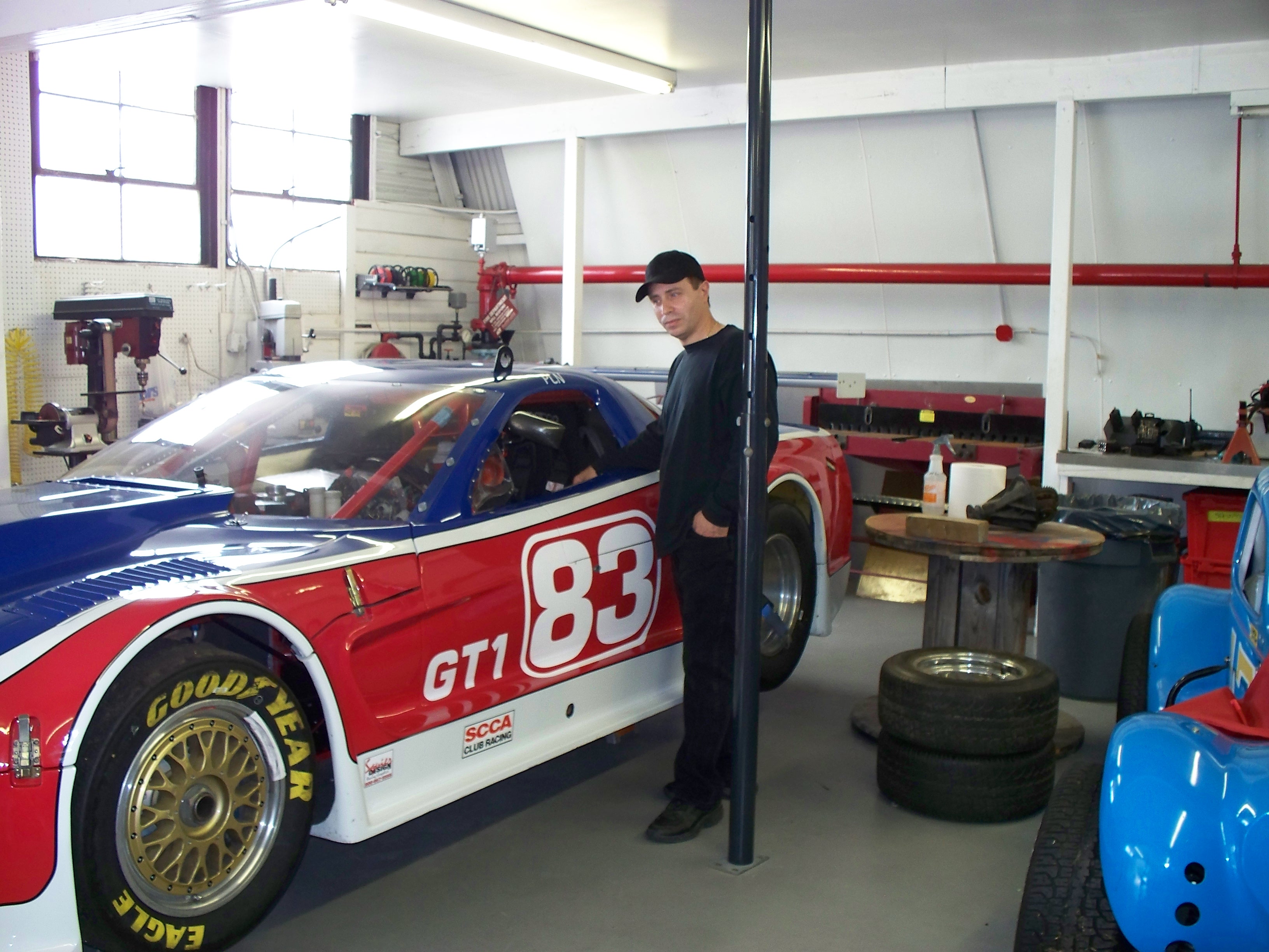 Rico and Paul Newman Corvette