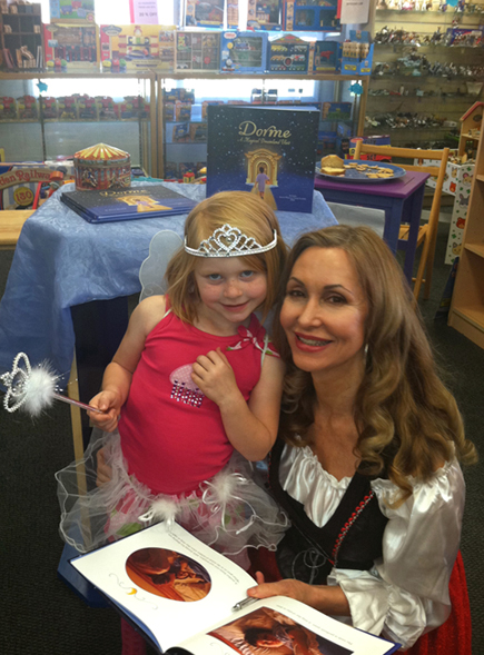 Sylvia Binsfeld at book signing for the book/DVD set 