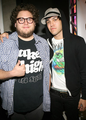Jonah Hill and Pete Wentz