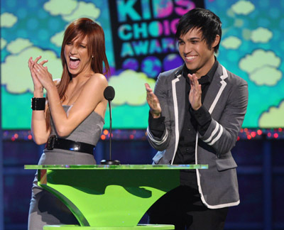 Ashlee Simpson and Pete Wentz at event of Nickelodeon Kids' Choice Awards 2008 (2008)