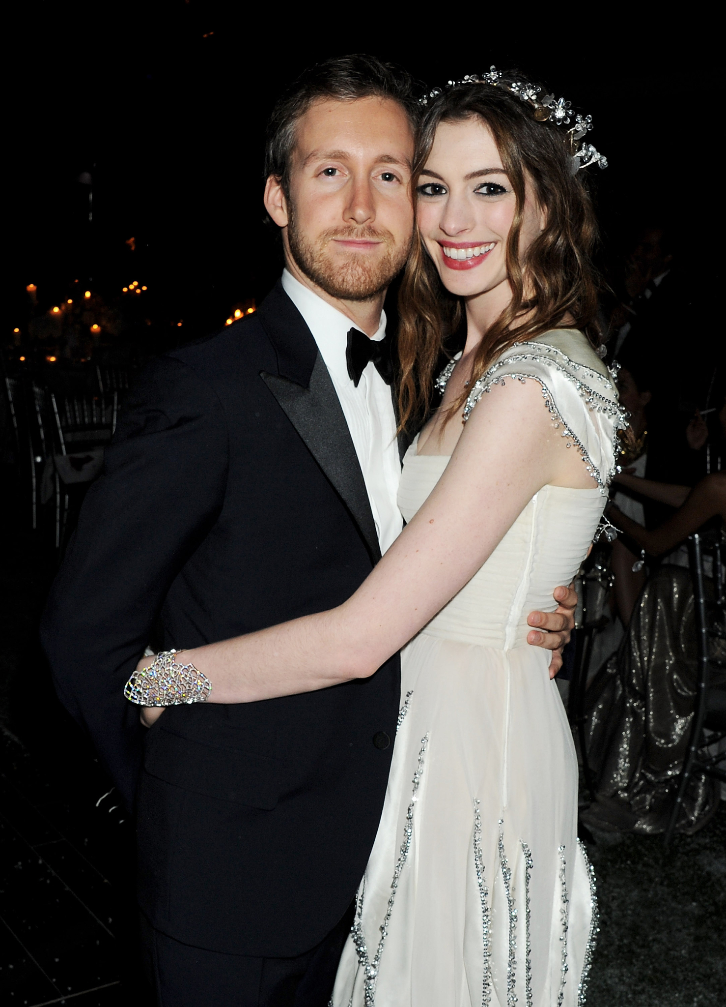 Anne Hathaway and Adam Shulman