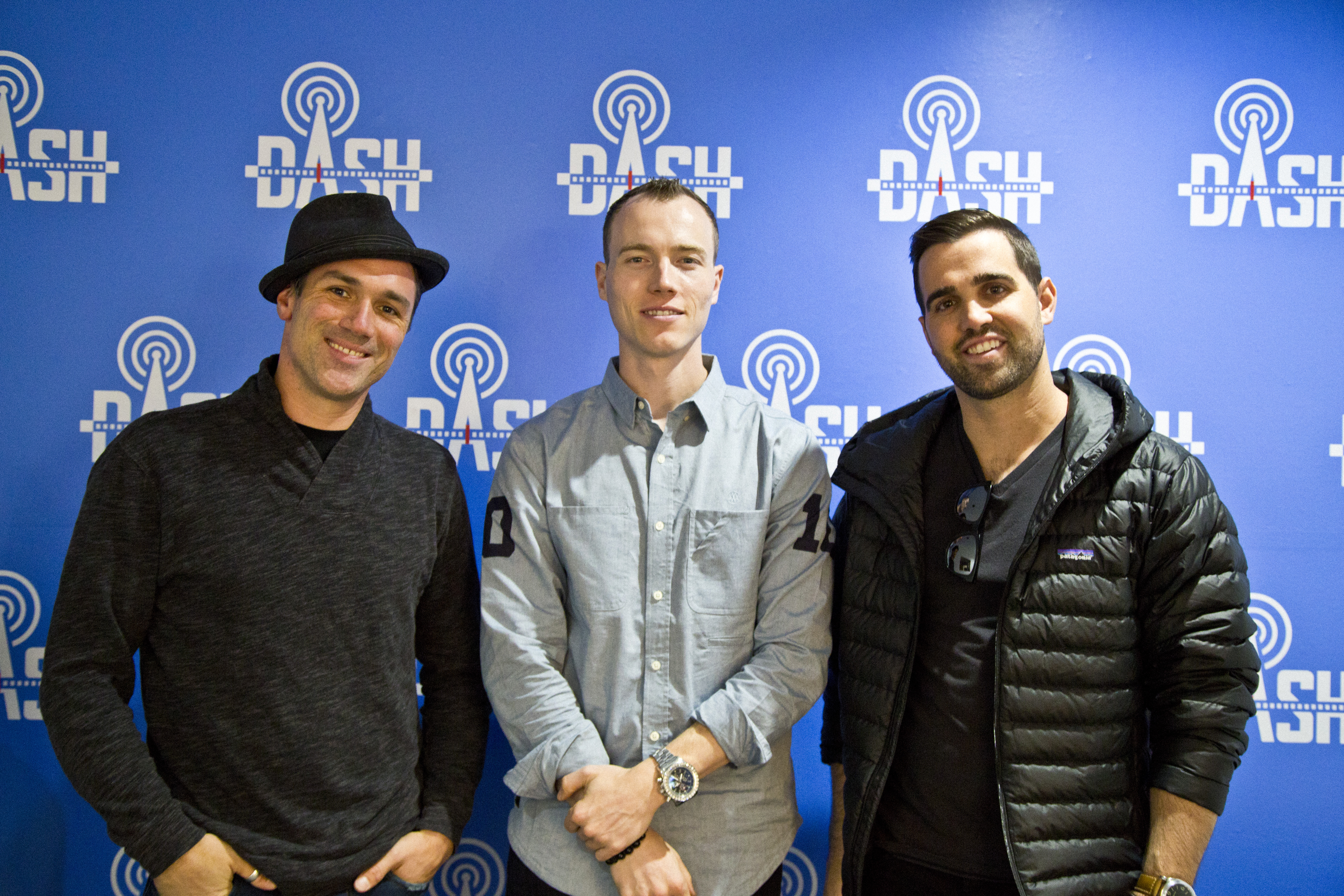 Dylan Berry, DJ Skee, Kelley James at Dash Radio / Skeelodge after bompopradio show airing 12pm to 2pm on Dash 