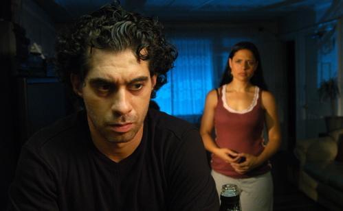 Scene from: The Reckoning: Jaime Velez and Monique Gabriela Curnen