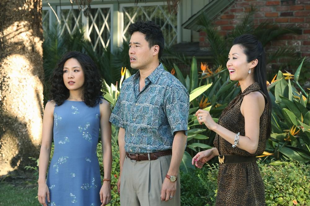 Still of Randall Park, Constance Wu and Susan Park in Fresh Off the Boat (2015)