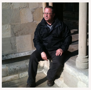 A moment of peace in the cloisters of Norwich Cathedral.