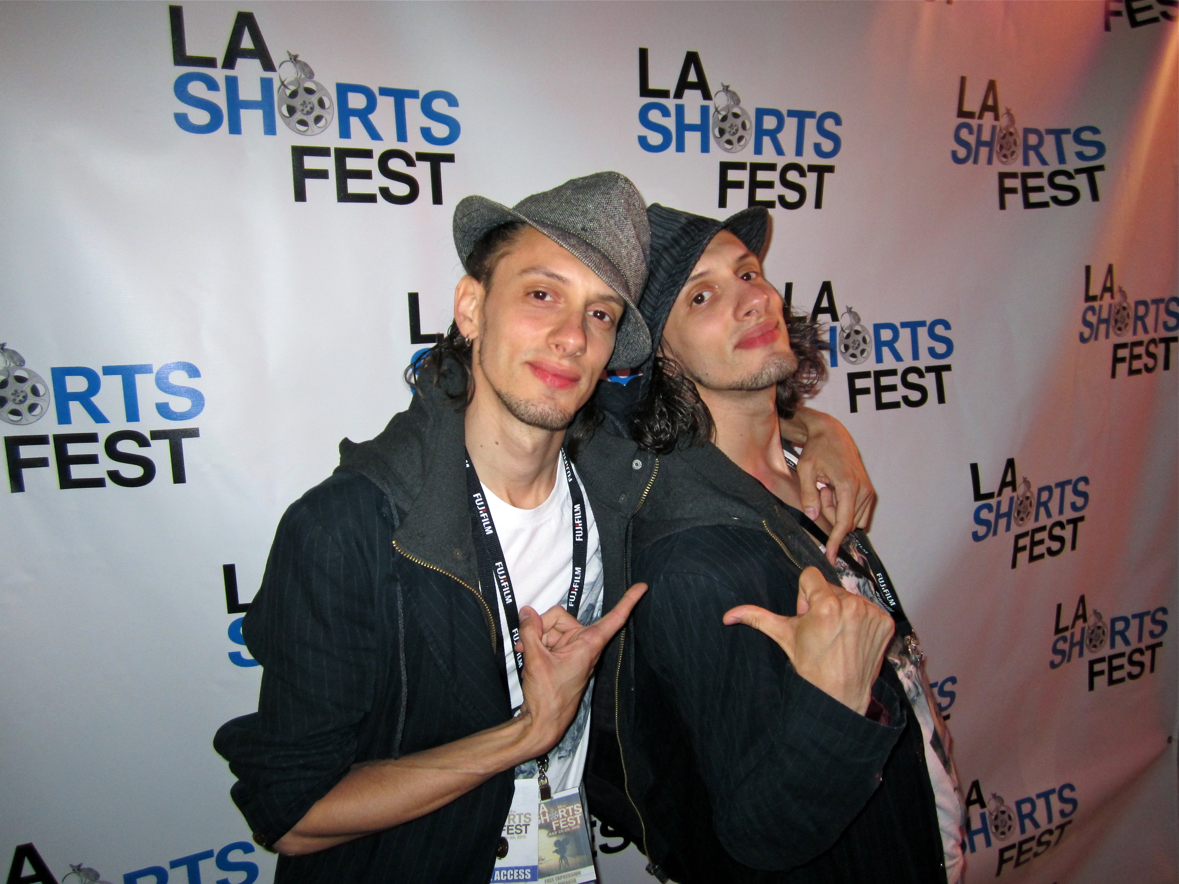 Facundo Lombard and Martín Lombard at LA Shorts Fest 2011