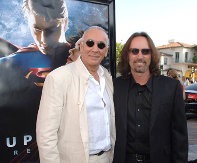 Frank Langella and Scott Mednick at event of Superman Returns (2006)
