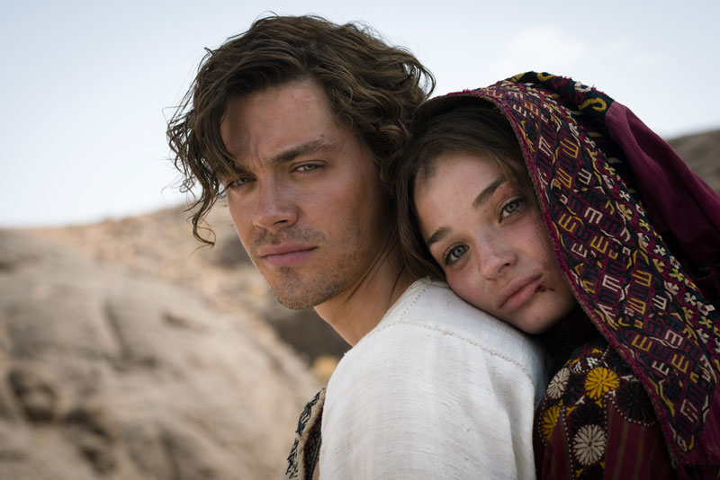 Tom Payne and Emma Rigby in 'The Physician'
