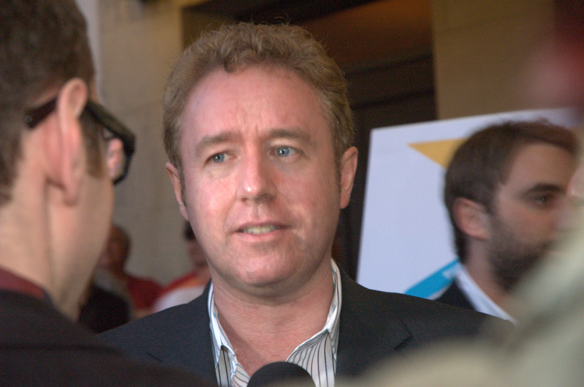 Mark Millar at event of Ateini cia arba gausi i duda! (2010)