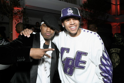 Ne-Yo and Chris Brown at event of Stomp the Yard (2007)