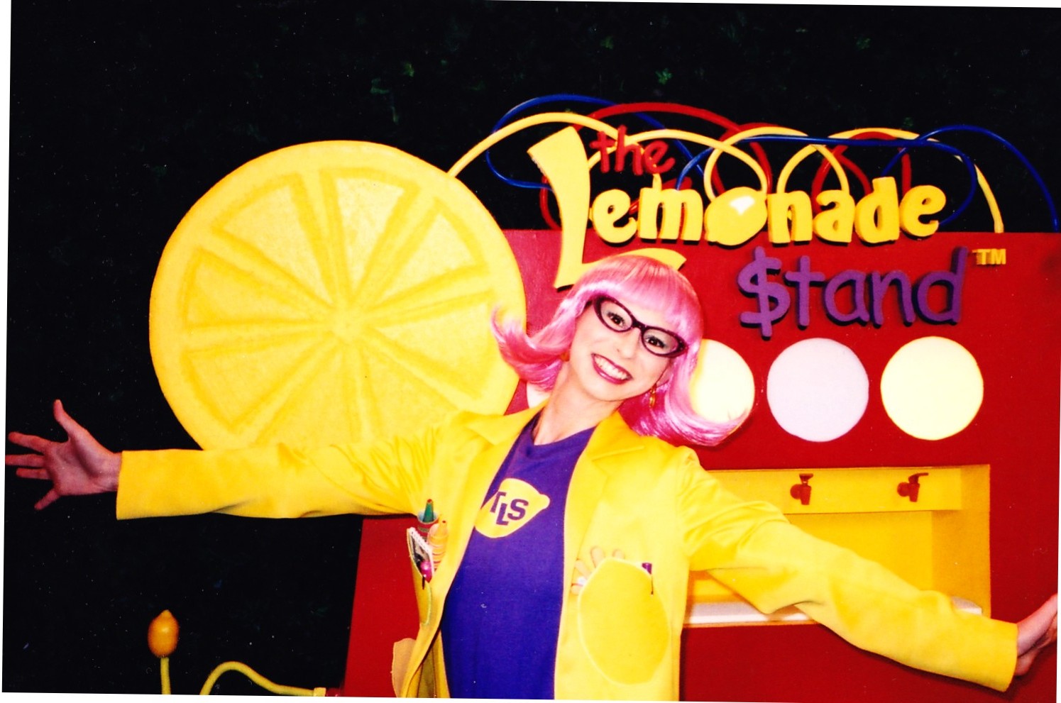 Pati Lauren as Ms. Pati Pockets on the set of childrens show 