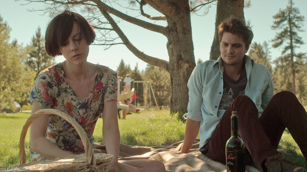 Still of Jena Malone and Luke Grimes in The Wait (2013)