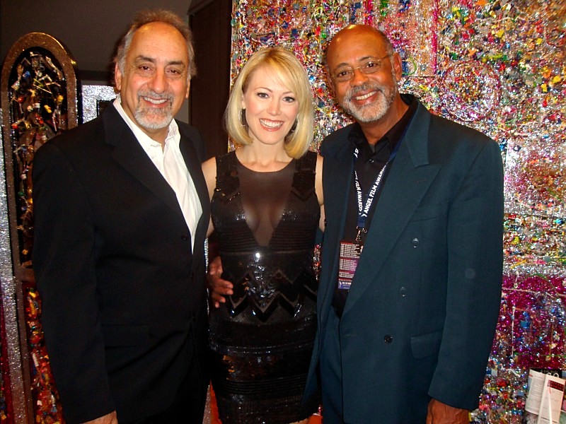 Phil Scarpaci, Caroline Rich, and Ron Recasner at the 2011 Angel Film Awards in Monaco for In the Key of Eli.