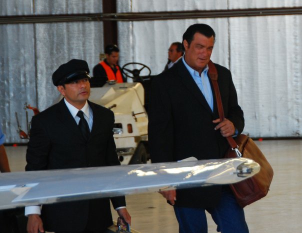 Johnnie Hector and Steven Seagal