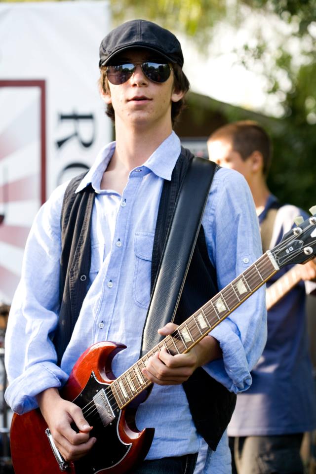 Billy paulsen -age 14- Lead Guitar-LRRS concert- August 2011