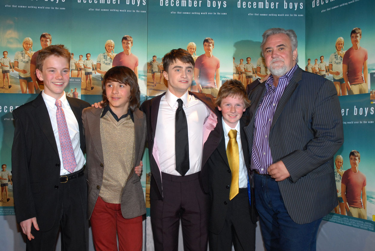 James Fraser, Christian Byers, Daniel Radcliffe, Lee Cormie and Rod Hardy at event of December Boys (2007)