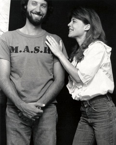 Scott Mednick and Linda Hamilton